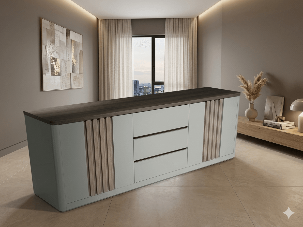 Buffet 2 Doors 3 Drawers Soft Close