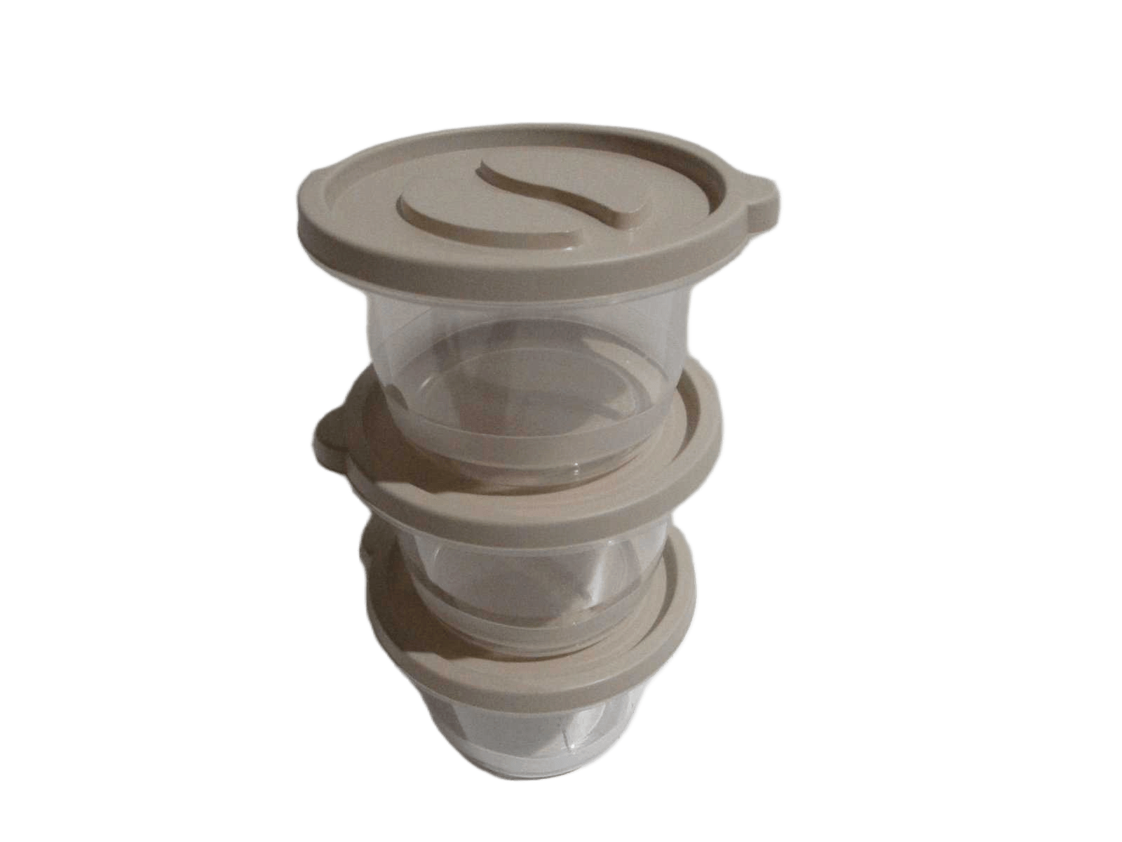 Storage Cans Liberty Round X3pcs 1.23l Dune