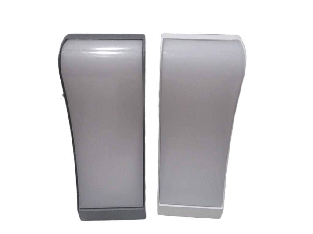 Fram Applique Aluminium E 220v Warm White Light 3000k 12w Led White And Grey Assorted 24,5x9,7x12,2