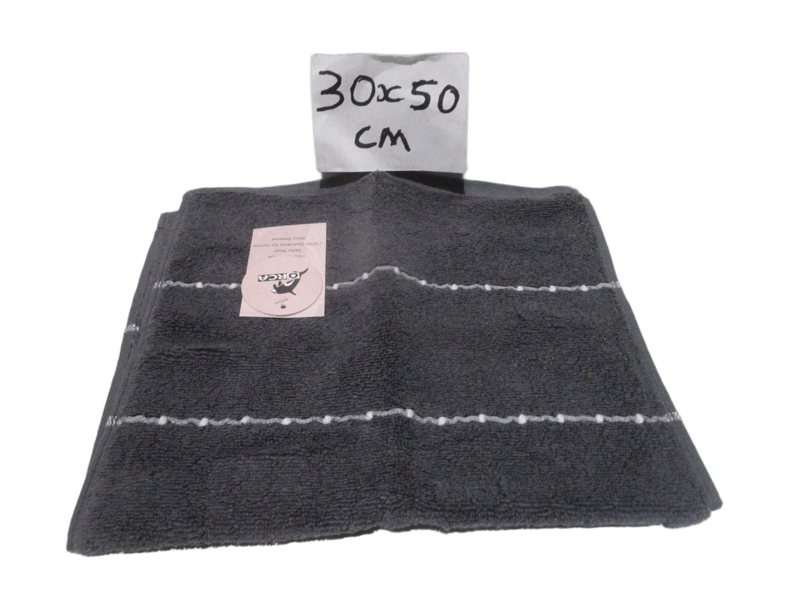 Towel Boston Rib - Plain Dyed Dobbu Terry - Zero Twist Cotton Yarn - Kapoor White Boston Rib Polyester Insert - 500 Gsm - Single Ply
