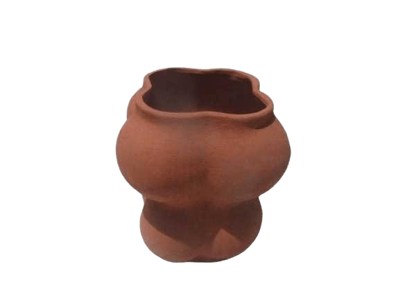 Vase Medium Pottery Terracotta 26x26x35 Cm