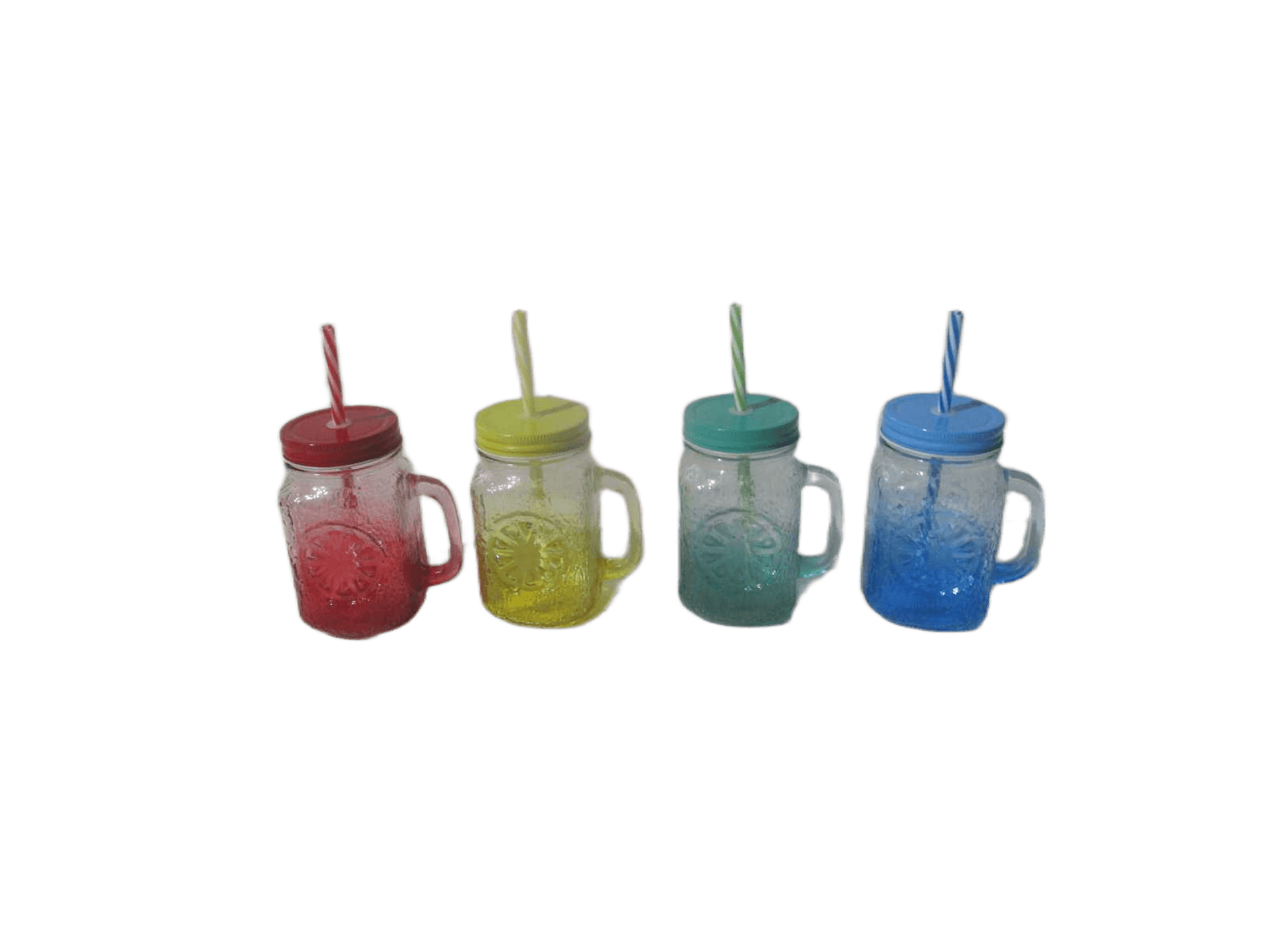 Cup Masone , 4col Ass, Purple+yellow+blue+green 450ml