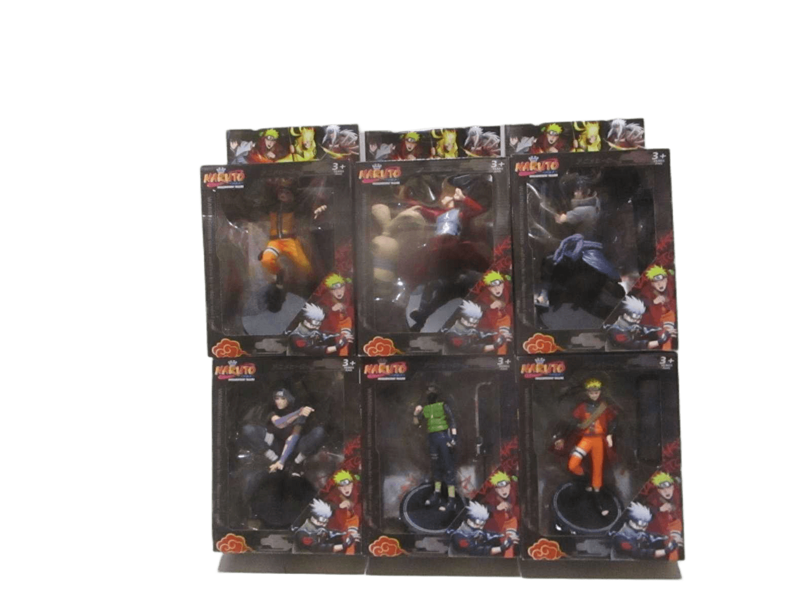 Naruto Pvc Packing:display Box 6 Designs Ass 20cm
