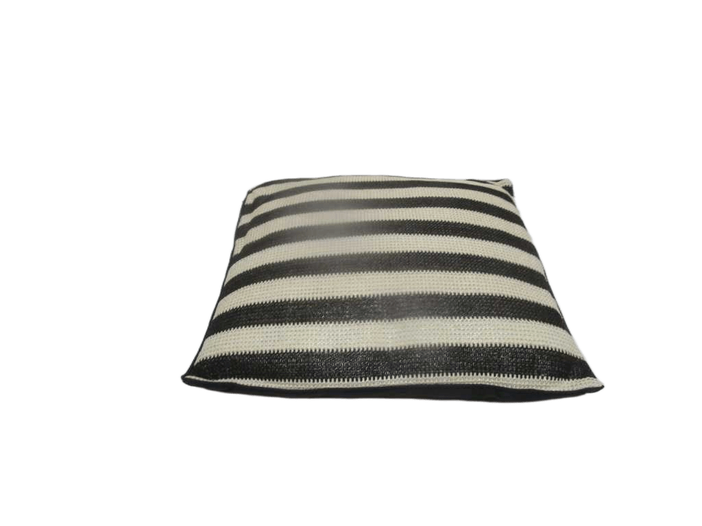 Cushion Outdoor Anti-Uv Double Face Recto-Verso Filling 350g Vacuum Pack Black 45*45
