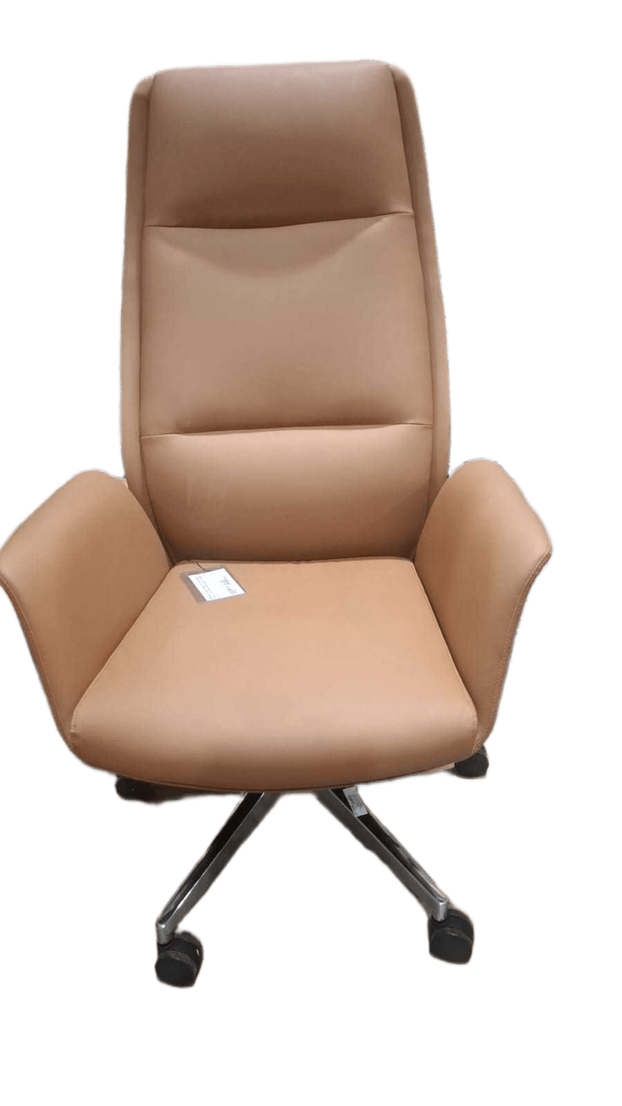 Swivel Chair Camel Pu + Alu Base 260-52 72x120x65