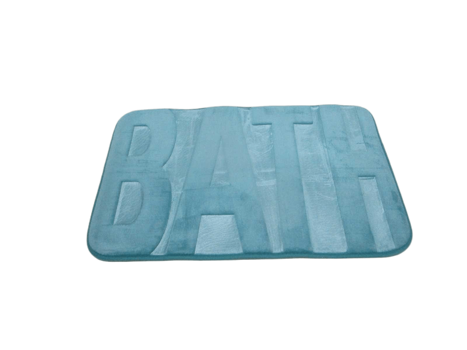 Design Bath , Bathroom Mat Polyster 1cm Lake Blue 50x80