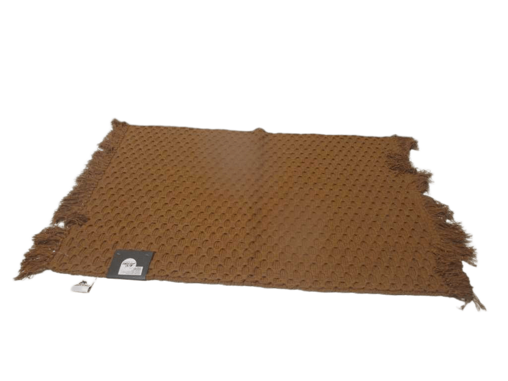Bath Mat 100% Cotton Handloom Back With Franges 1750 Gsm