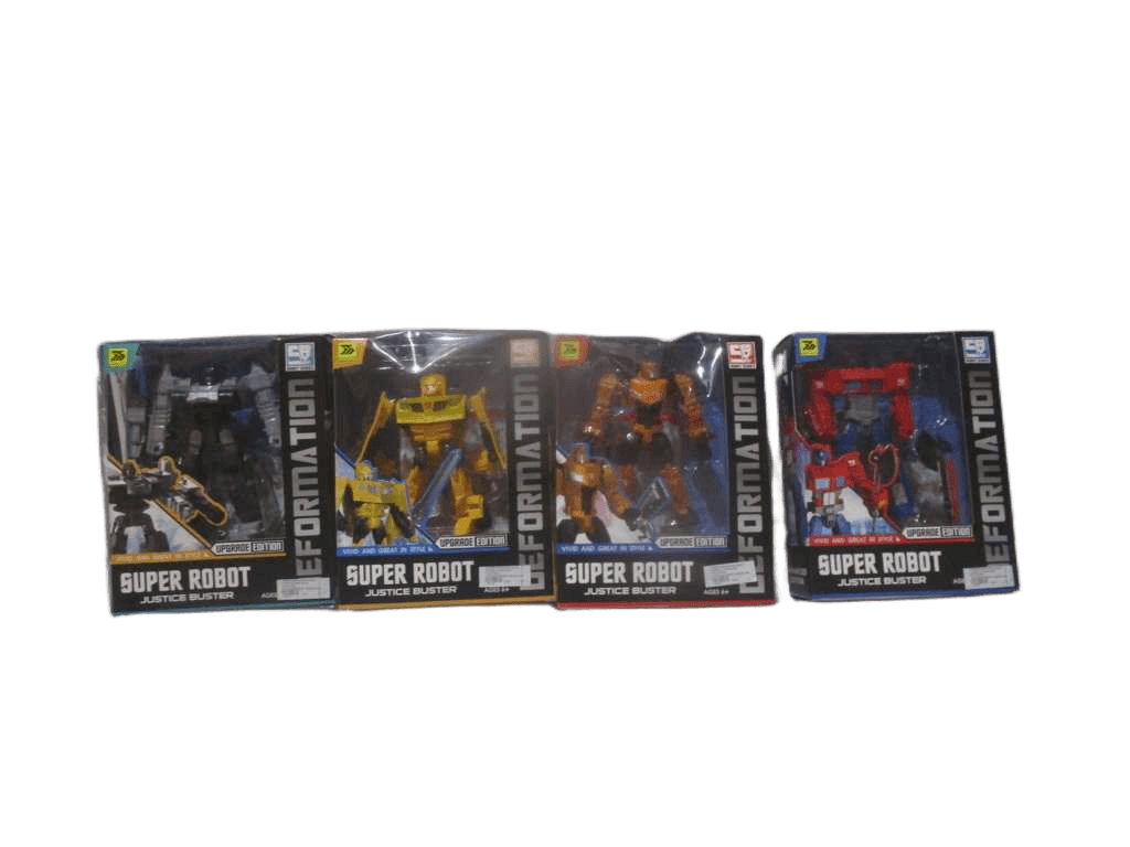 Transform Super Robot 5 Models Assorted Color Box 27.9*22*8cm