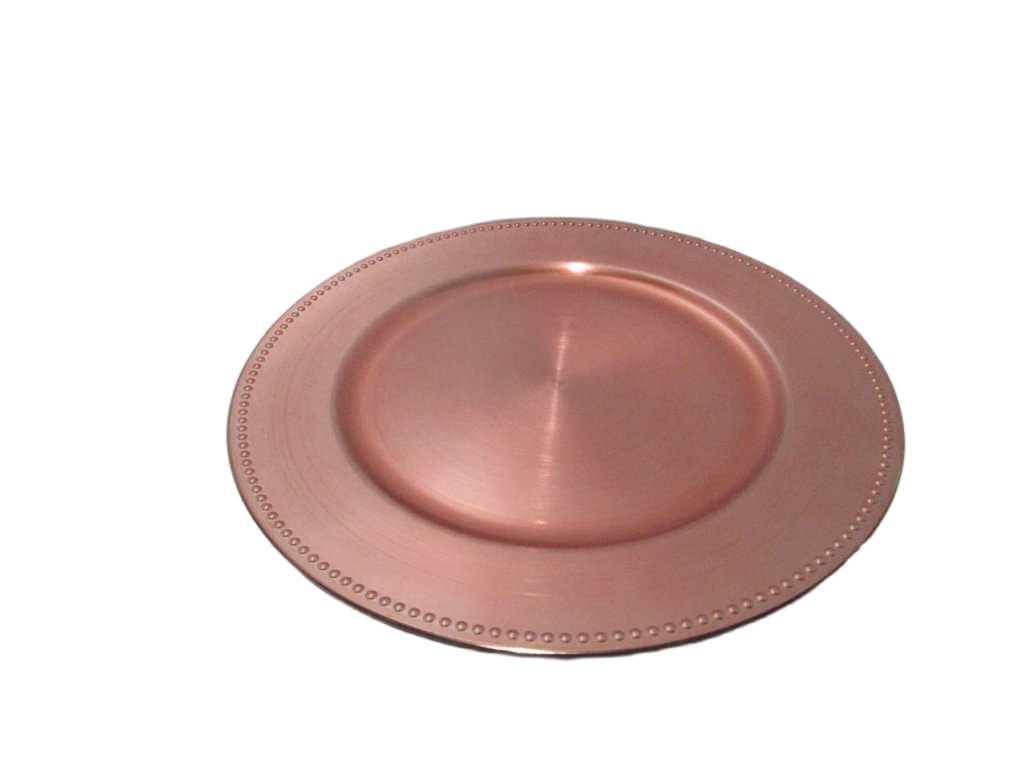Plate Pres With Beads Pink