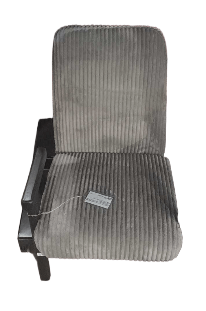 Leisure Chair Xs155-4 Grey Wooden Frame+fabric+sponge+solid Wood Leg 65.5x85x81cm
