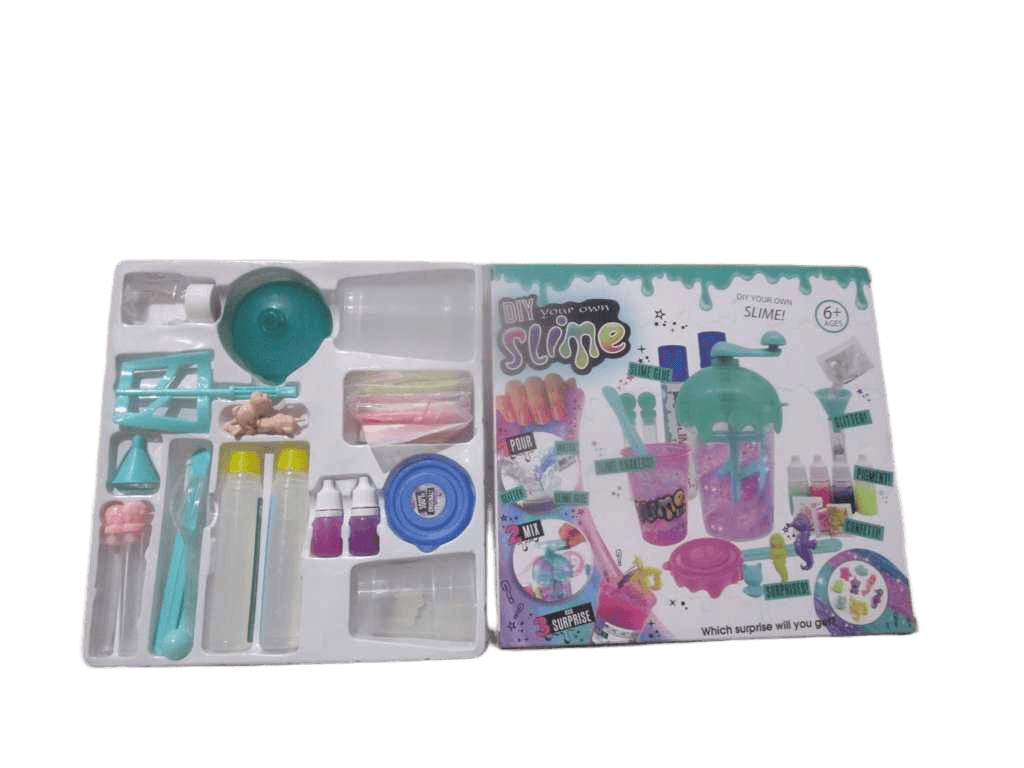 Diy Slime Set With Glue Color Box 27x25x7.5