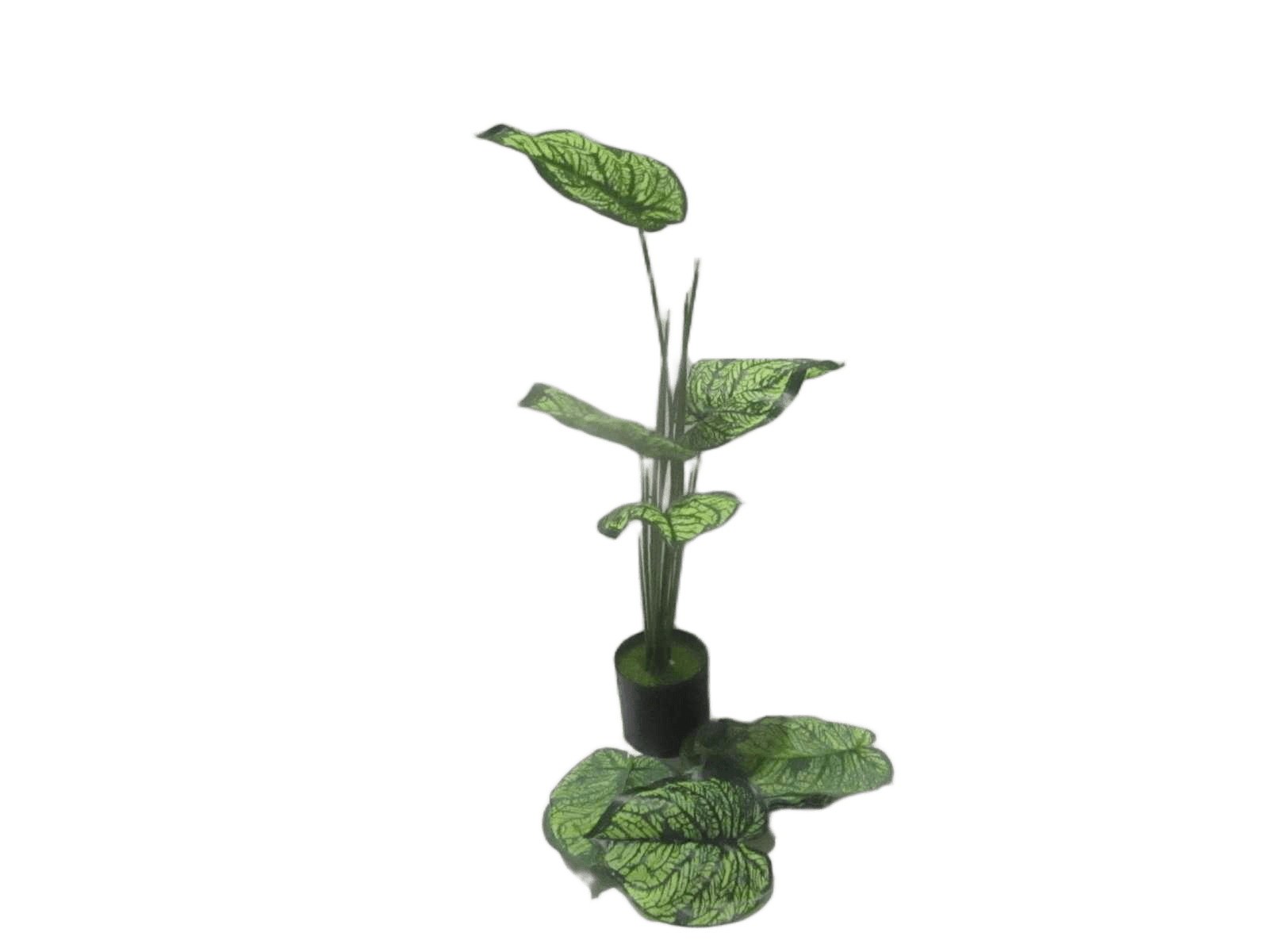 Artificielle Plante 70cm 18 Feuilles W Pot Packing: Opp Bag Green 70cm