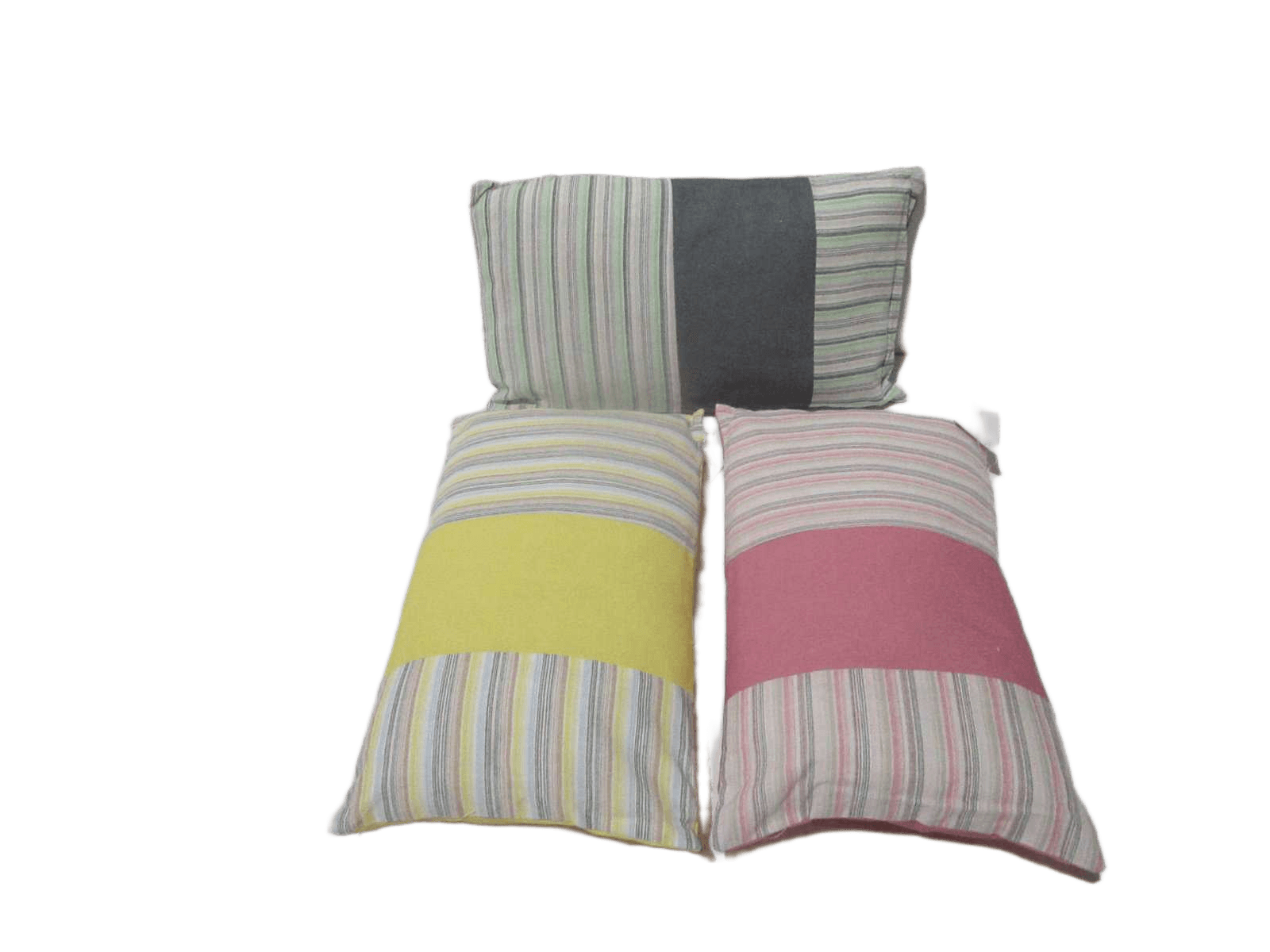 Pink Cushion Grey Yellow 30x50 Polyester Cover: 170gsm Filling:280g 3 Clr Ass Packing:vacuum Bag