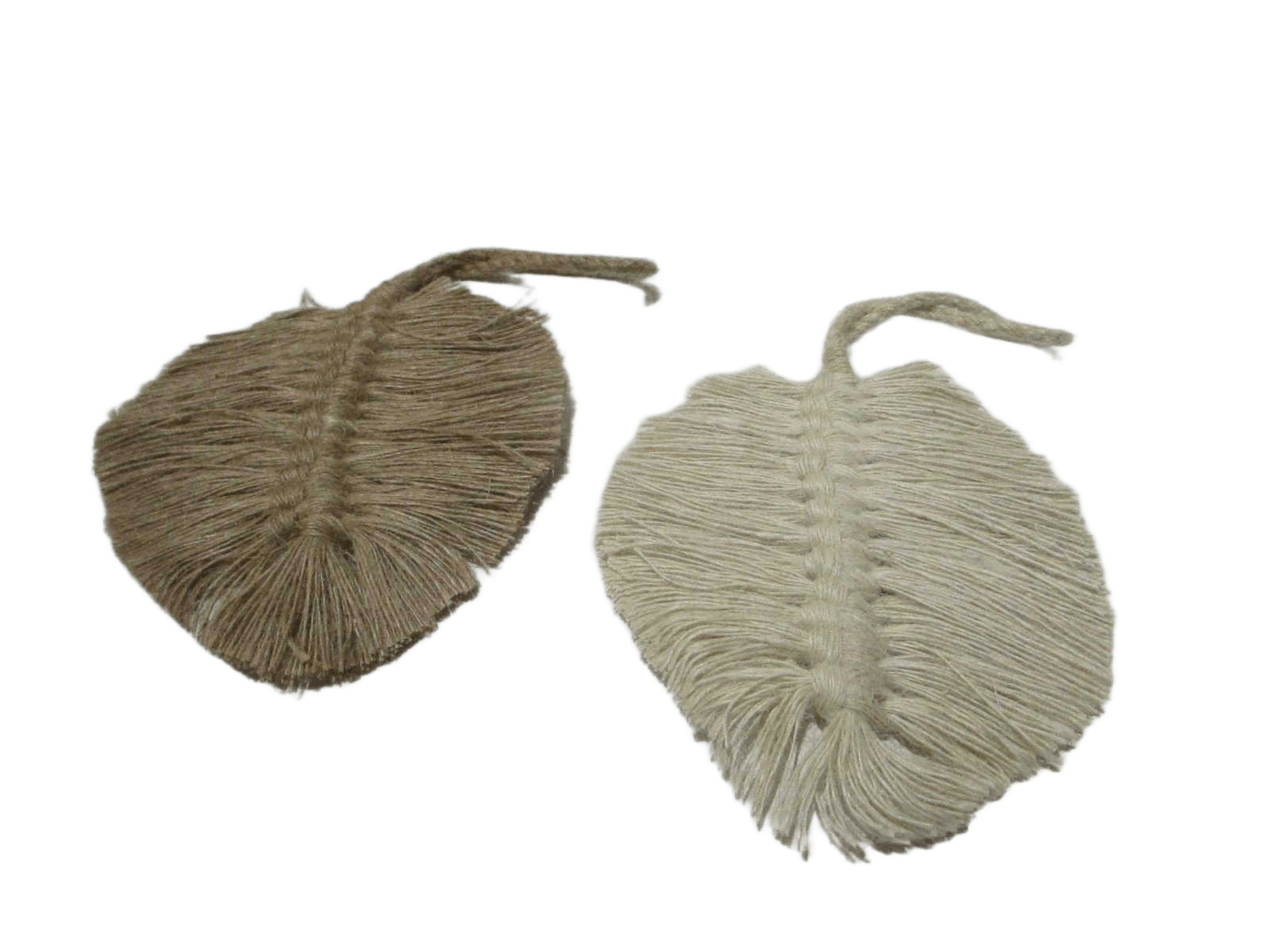 Feather Hanging Deco Jute 16cm 1cl=