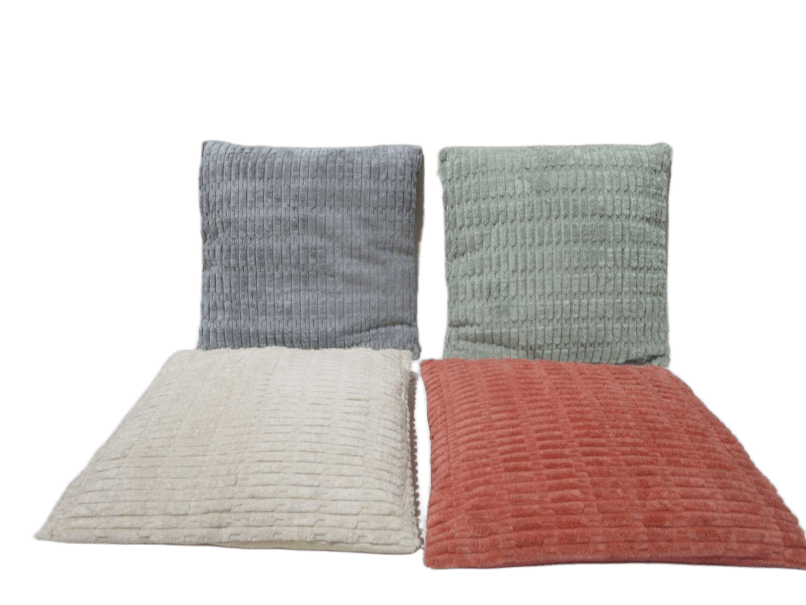 Cushion Pink White Mint Grey 45x45 Polyester Cover:300gsm Filling:400g 4color Ass Packing:vucuum Bag
