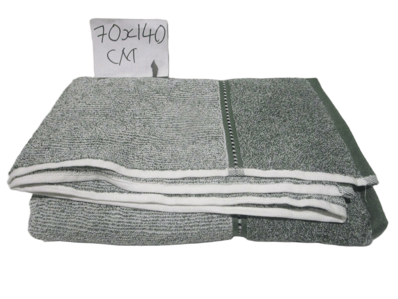 Towel Ecoterry - Yarn Dyed Mingle Yarn (Melange 2 Fils De 2 Couleurs) - Duble Ply 2/20 - 550 Gsm - Combed Yarn