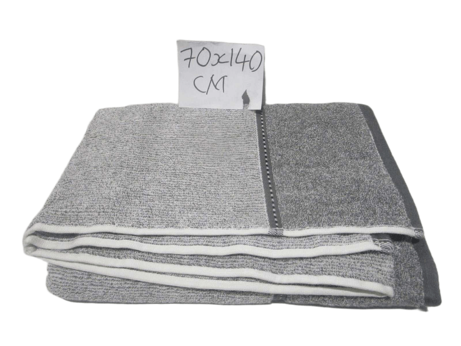 Towel Ecoterry - Yarn Dyed Mingle Yarn (Melange 2 Fils De 2 Couleurs) - Duble Ply 2/20 - 550 Gsm - Combed Yarn