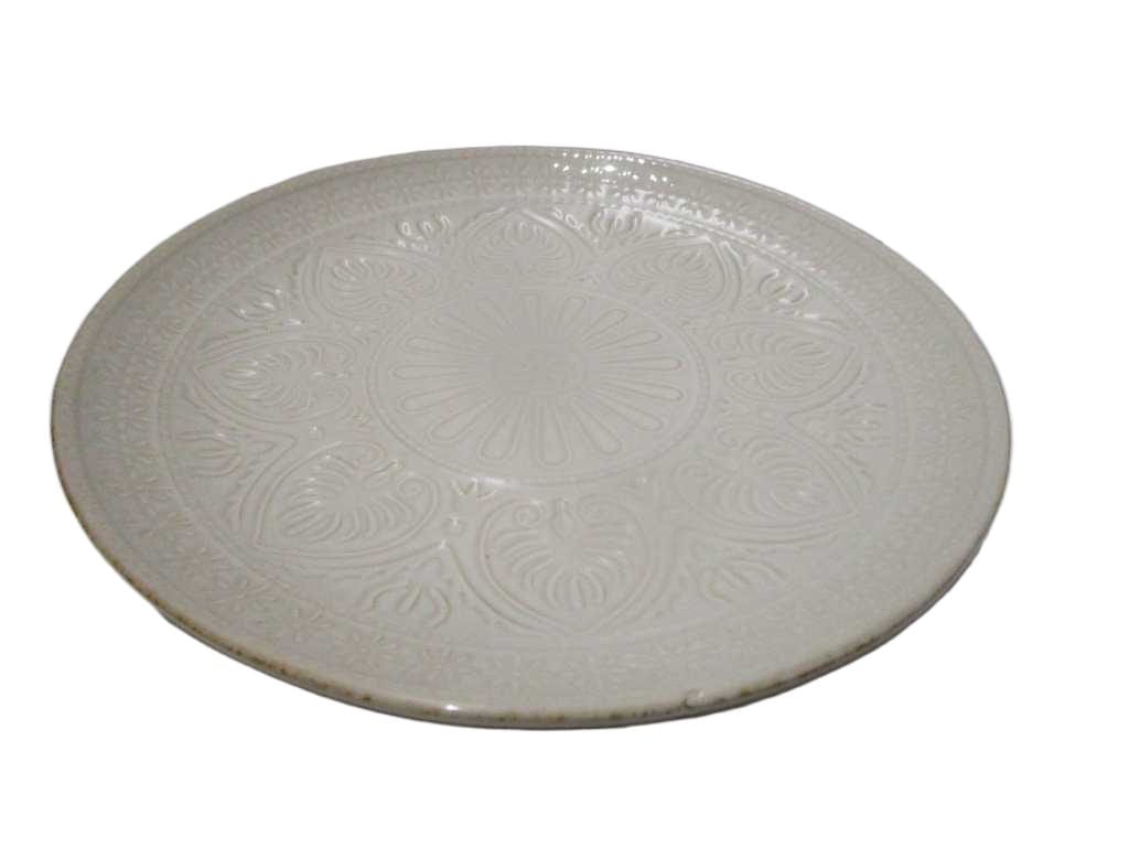 Dinner Plate Stoneware Stock Qty: 10000pcs Cream 26.5cm