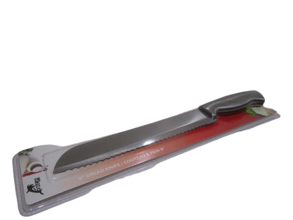 Bread Knife 8'' Ss+pp Full Body Size:32.8 Cm Thickness:1.8 Mm