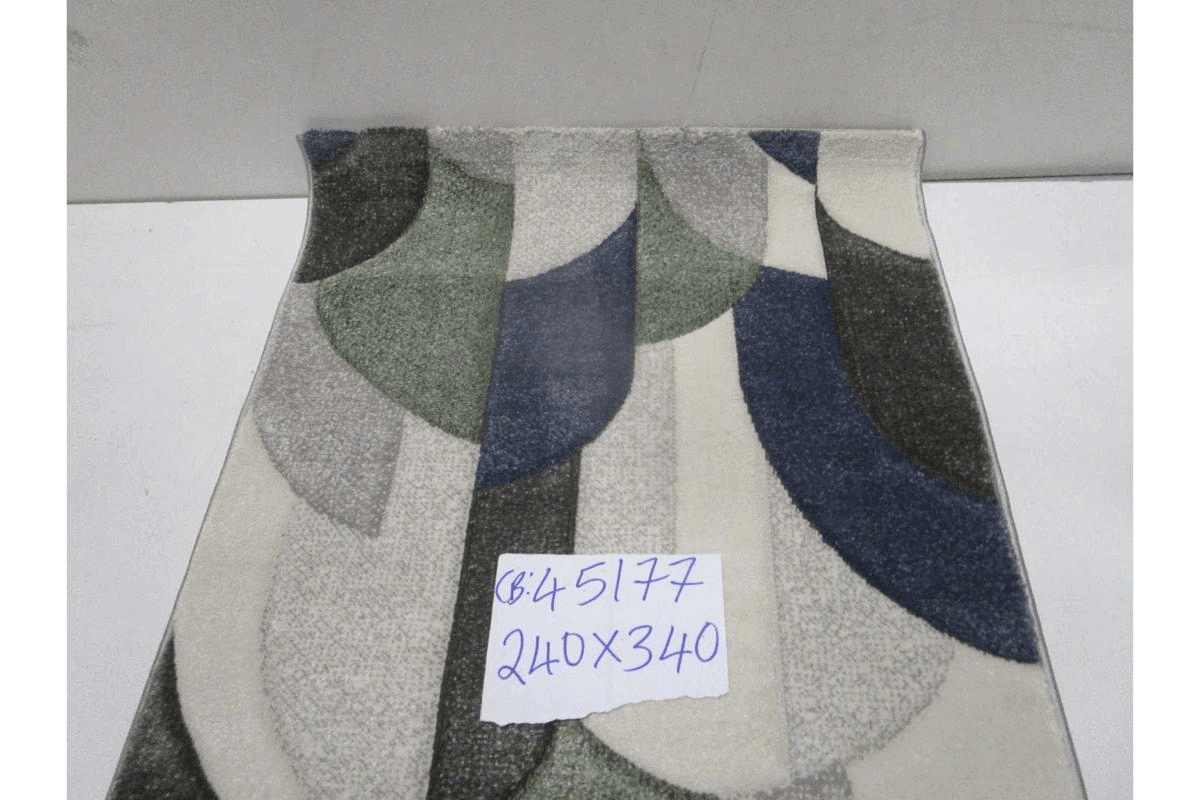 Carpet 030 Cubic (Aura V77) 243.200 Points 10mm Pile Height Pp + Headset Hand Carved 2.200 G/Sqm Pp Frize 240x340 Cm
