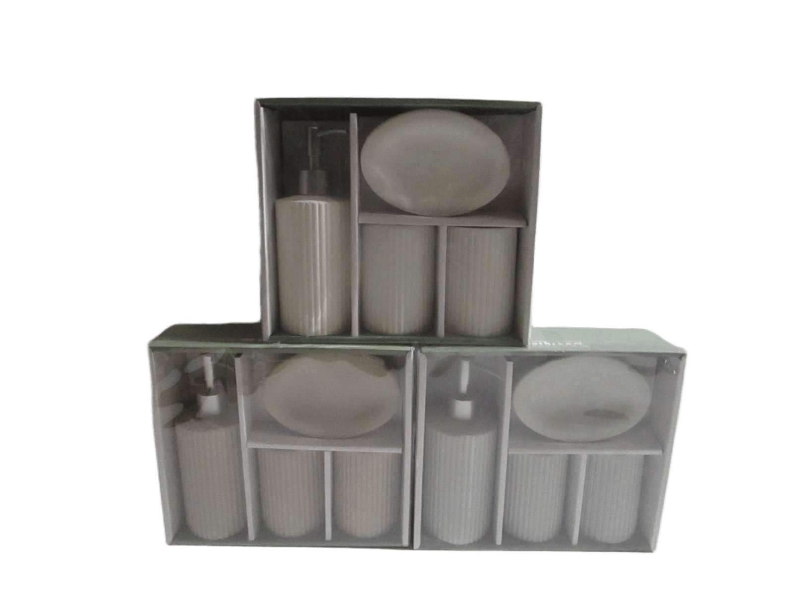 Bathroom Set 4pcs 3ass