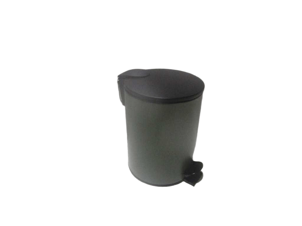 Dustbin Metal Frein De Chute 3l - Kaki/Black