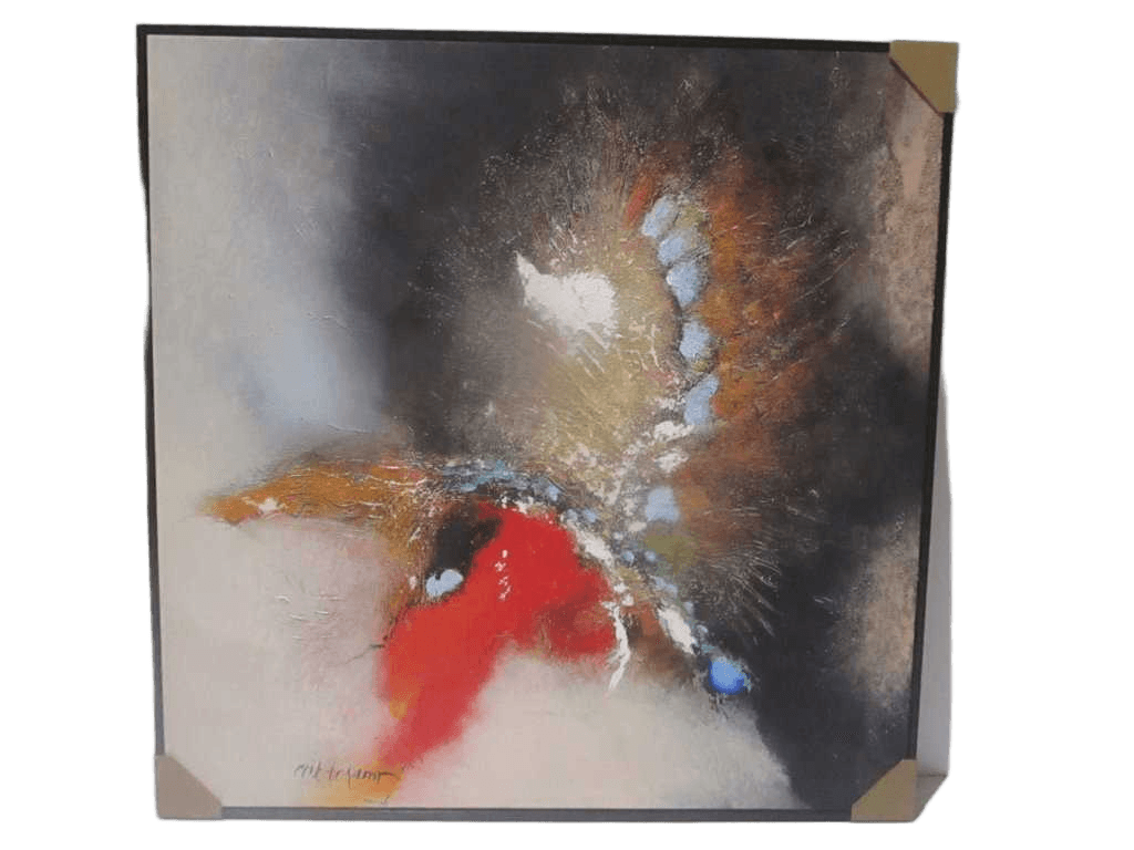 Painting, Ps Frame Back: Wood Bar+non-Woven 100*100