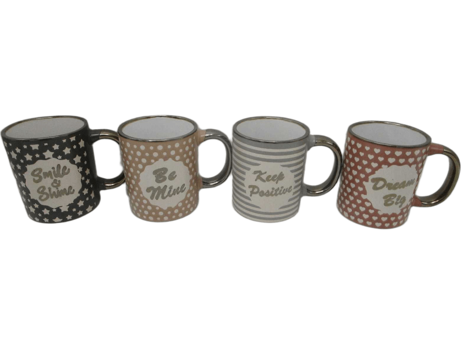 Mug Stoneware 310ml 4ass