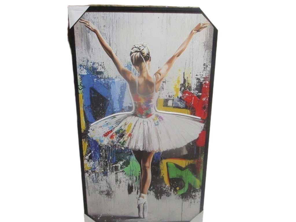 Led Wall-Art Ps Black Frame Smooth, Rechargable Battery+cable 4meters+switch On/Off On Frame, 4 Card Corners 70x120x3cm