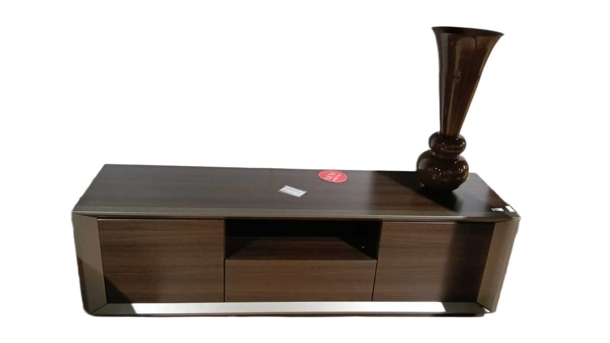 Tv Table Brown Metal Lacquer(Top5880ma)+black Oak(B8629 Ma) 1950x500x600