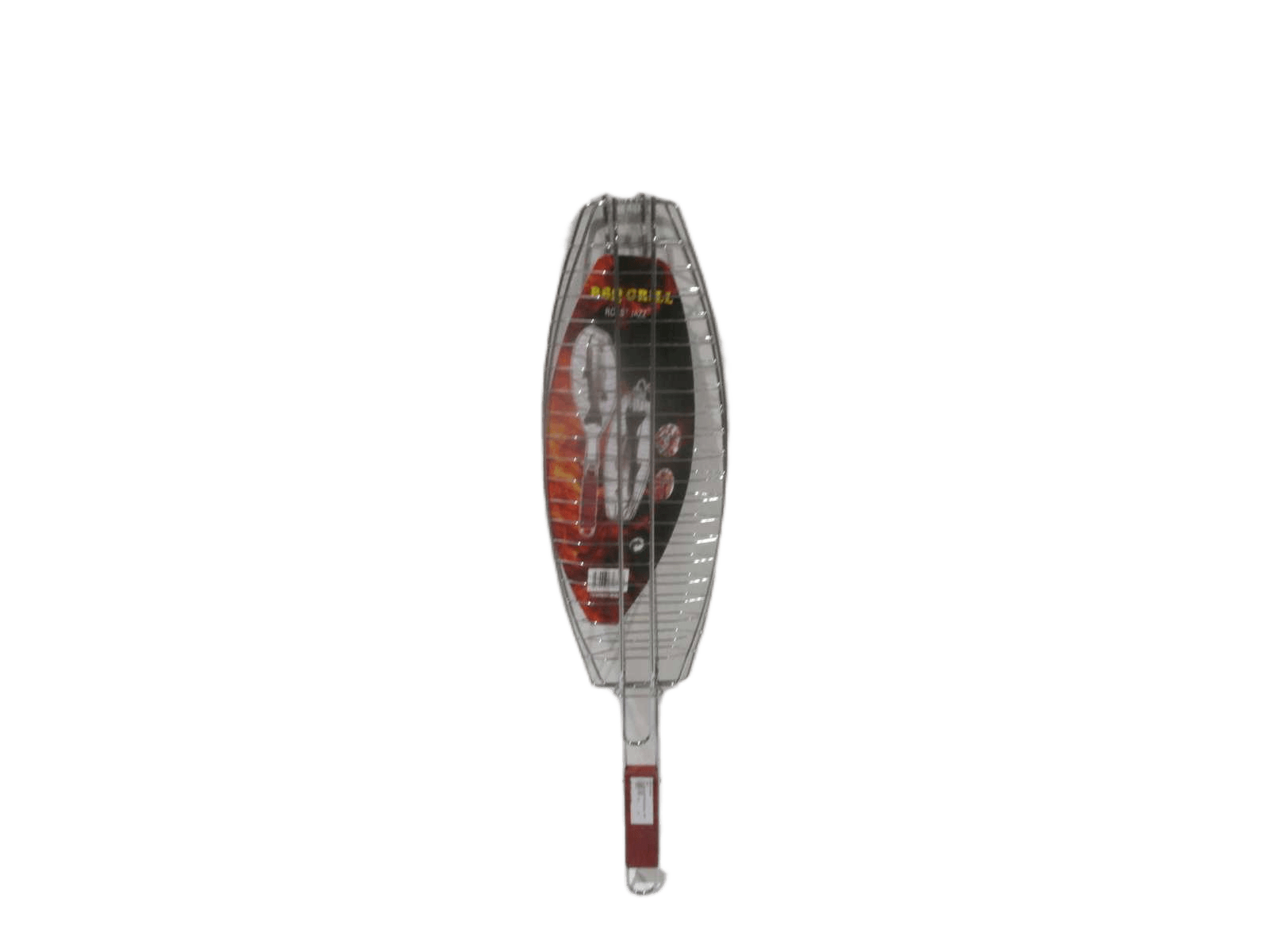 Bbq Grill For Fish Metal+wood 400g Packing:blister As Sample 14*69 1cl=