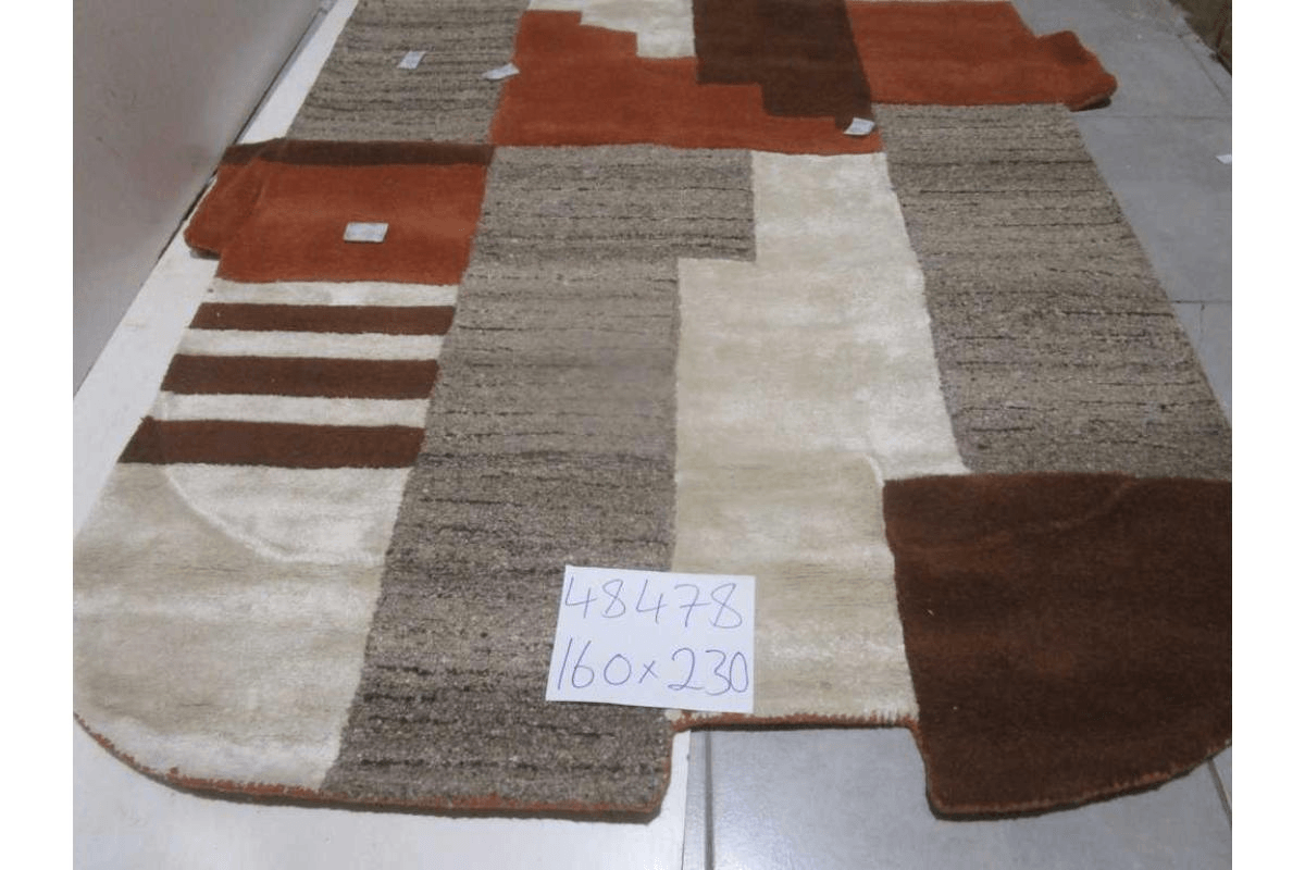 Rug Handtufted Wool / Polyester And Viscose - Kg - Cotton Back
