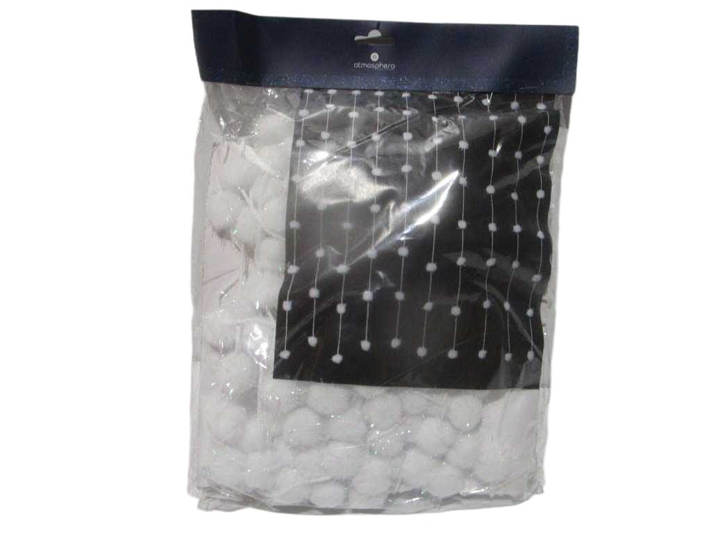 Cotton Balls Curtain