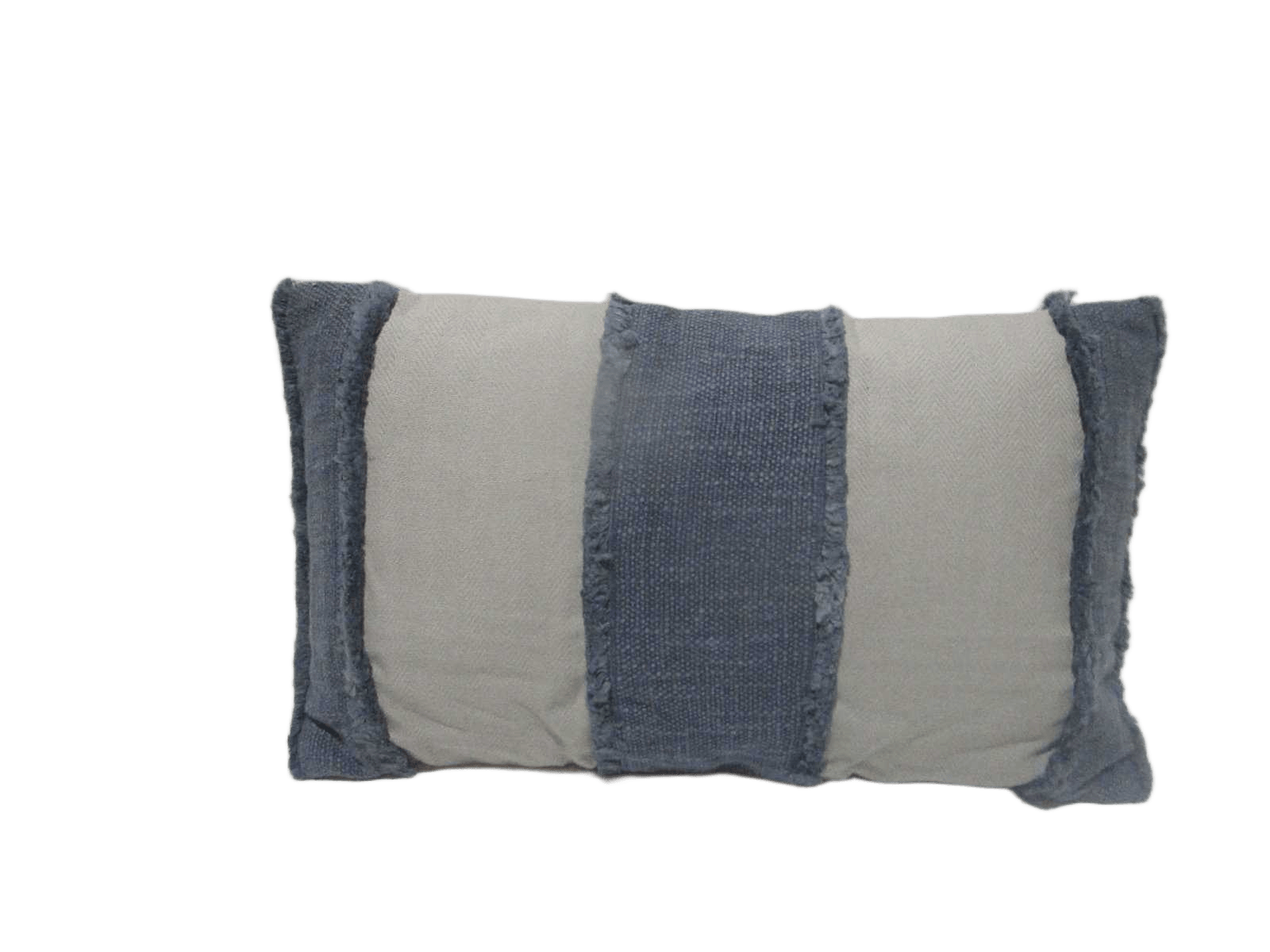 Cushion 30x50cm Tt Cotton With Fringe - 300 Gsm Filling Vacuum Packed