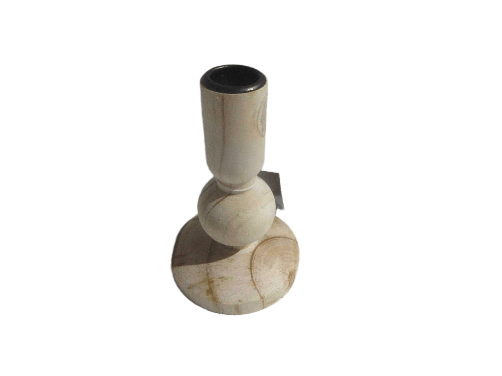 Candle Holder Wood 13cm