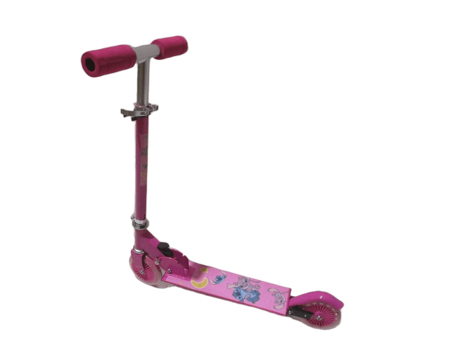 Scooter Alu Tube, Thickness 1mm, Alu Board,pvc Roller 12cm, Handle Foam Angel Pink67*9.8*63/83cm