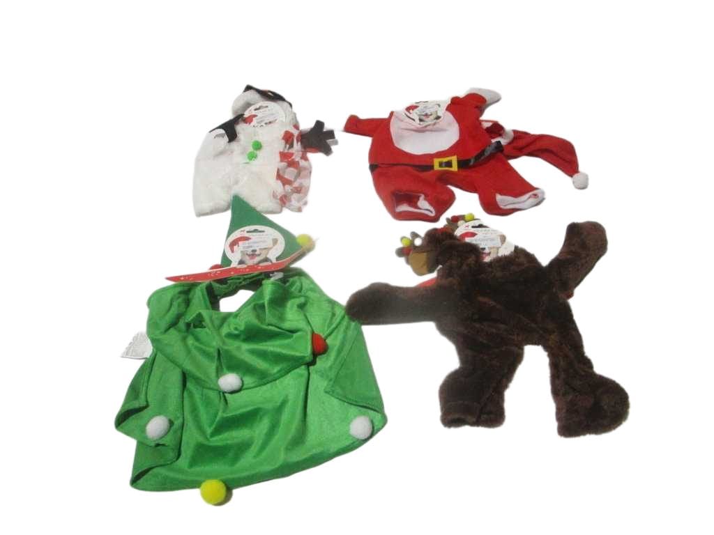 Pet Costume Xmas Designs 4ass