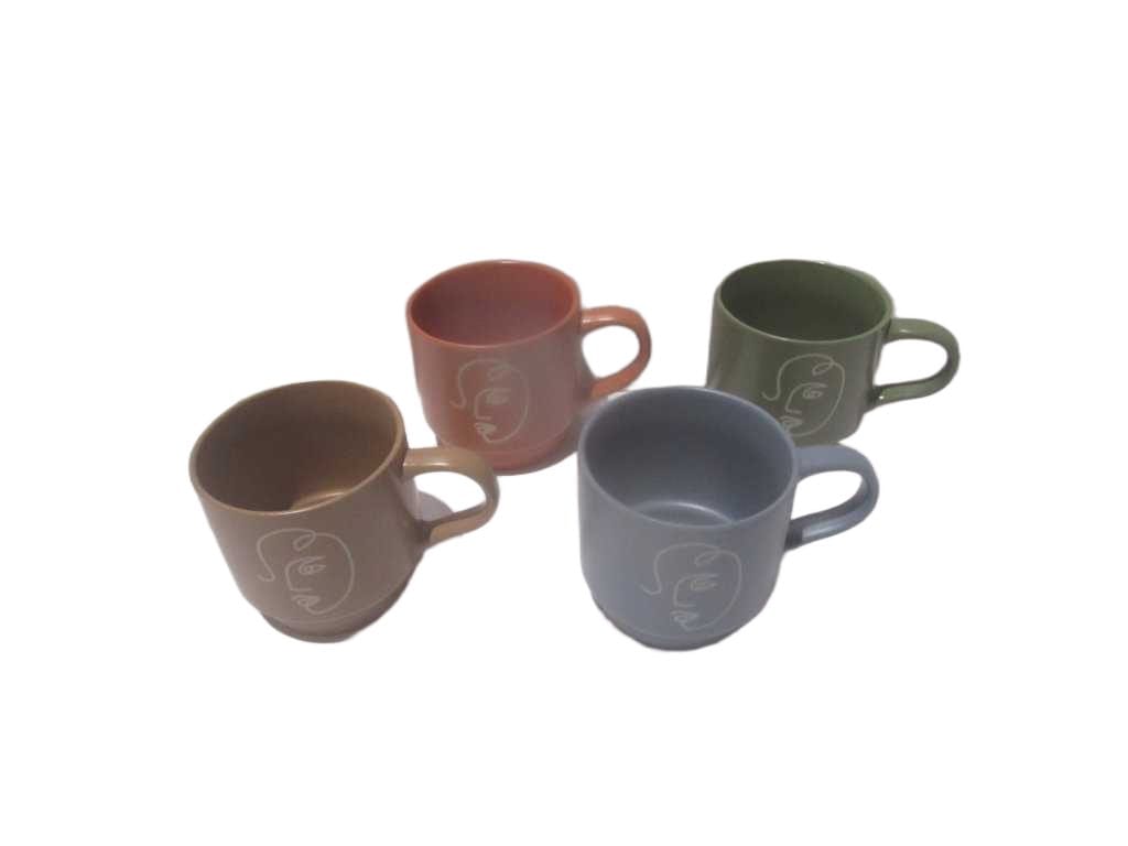 Mug Stoneware 400 Ml Face Design