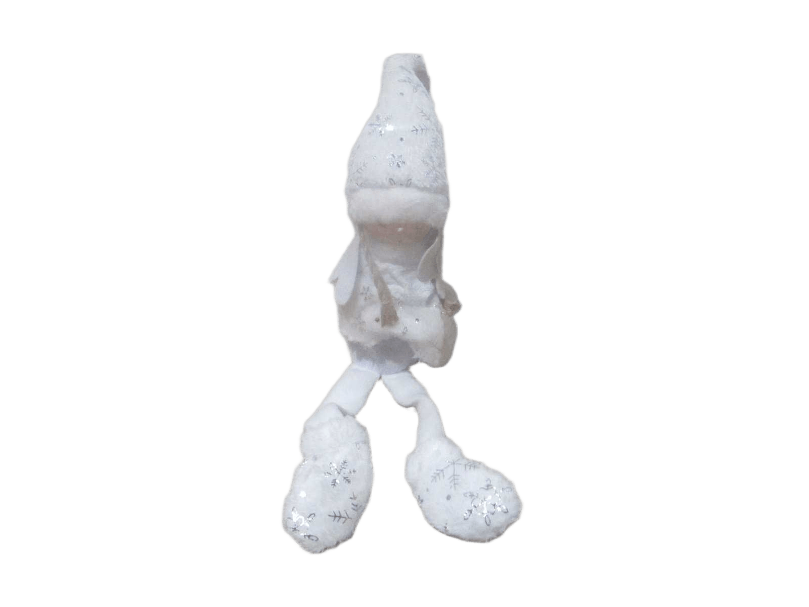 Christmas Angel-Sitting Pvc+cloth Opp Bag White 50cm