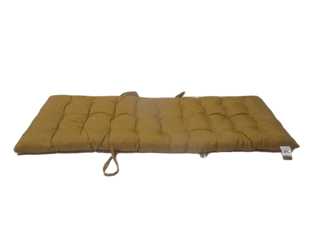 Cushion Bench , 100% Polyester 110 Gsm Fabric, 1.7kg Cotton Filling With Additional Straps