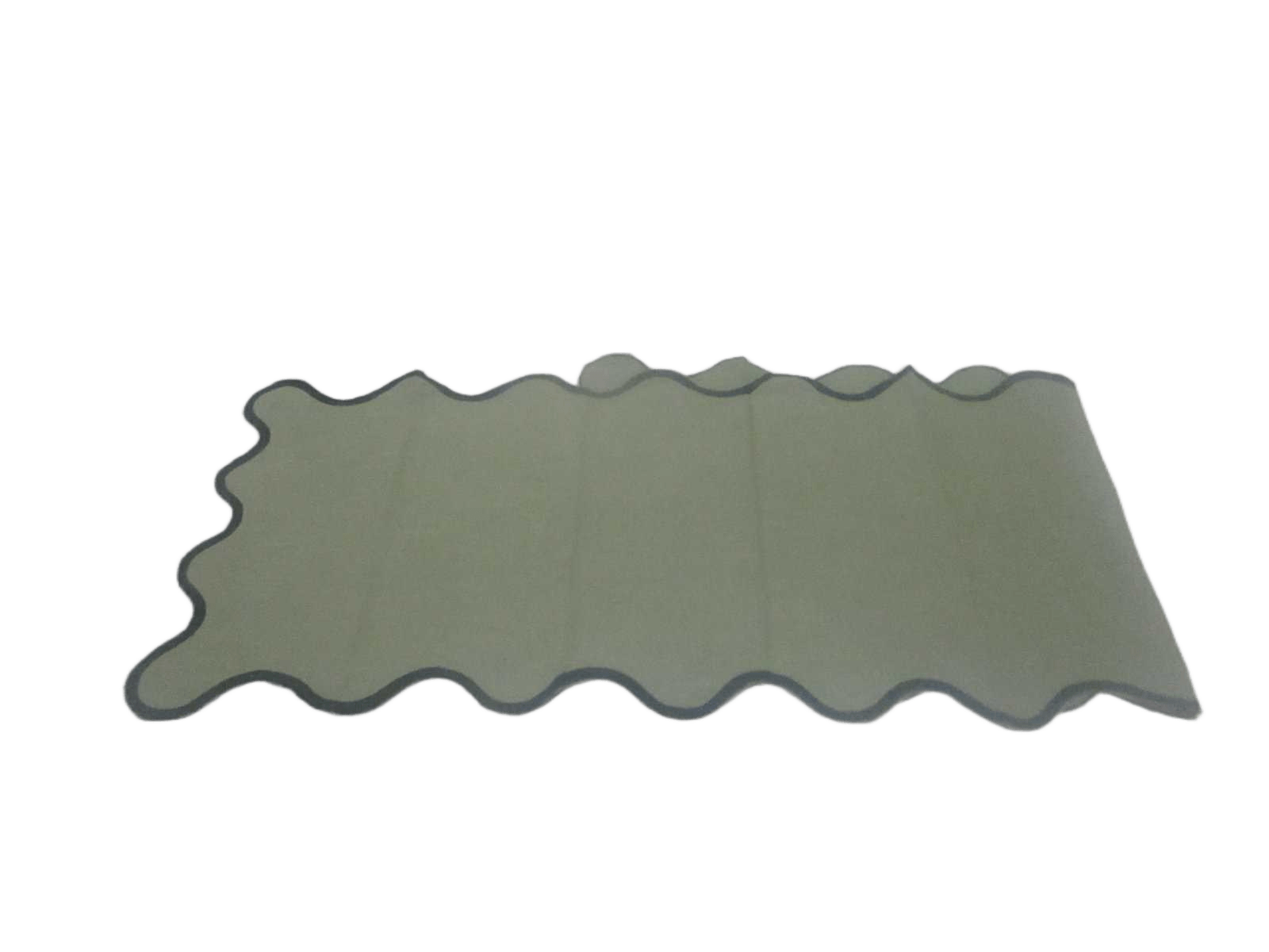Runner 100% Cotton 220 Gsm With Embrodery 40x150 Gree