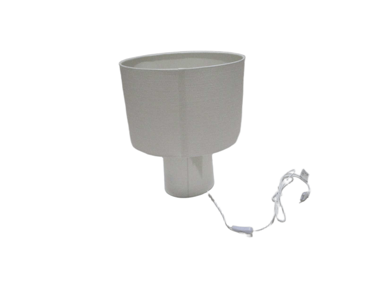 Lamp Eira Wht Fabric Lmp H45
