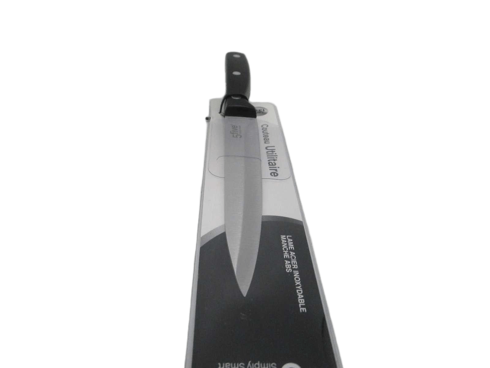 Knife Utility Essentiel Black 1cl=
