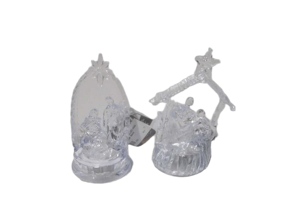 Nativity Set Acrylic Led 2ass