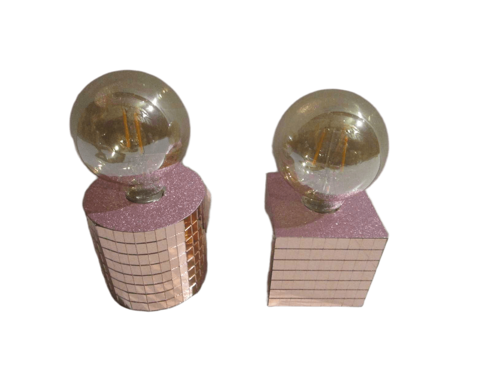 Table Lamp On Glass Base 18cm