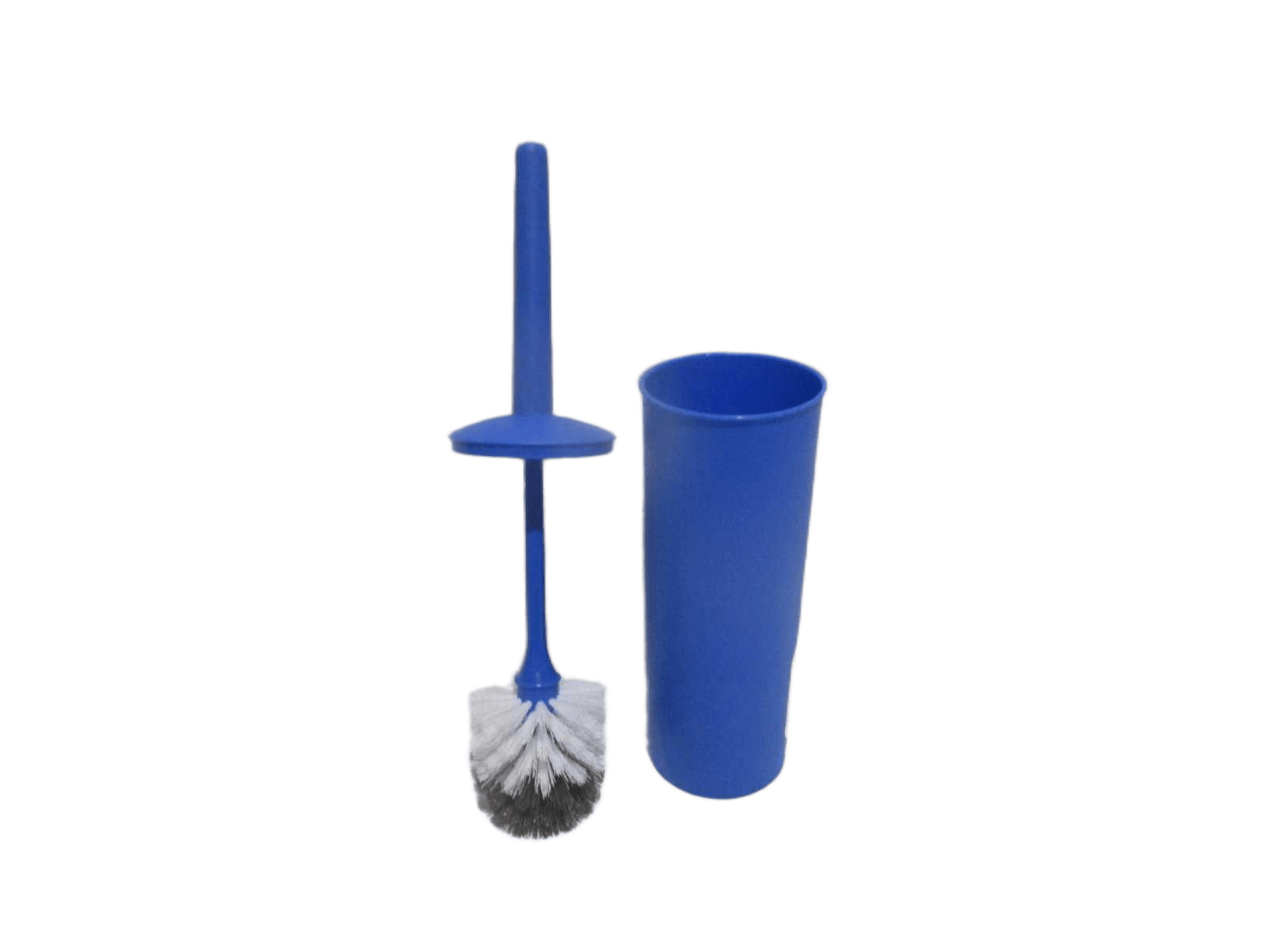 Toilet Brush & Caddy Set Size: 42*9.5cm Plastic Blue Color Label Blue 1cl=