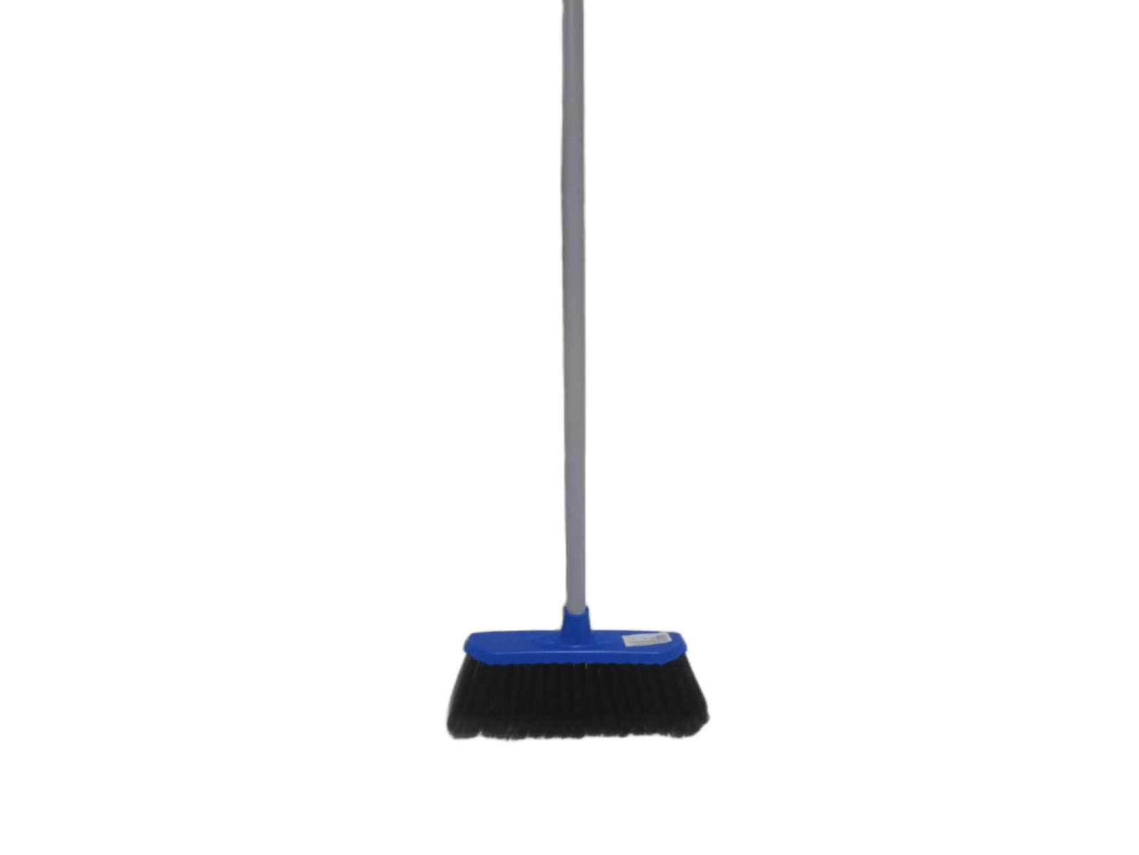 Anti-Dust Broom 25cm Broom Head 9cm Bristle 2 In 1 Anti-Dust Design To Better Dust Adsorption Function. 120cm Metal Handle Paper Card Blue 1cl=