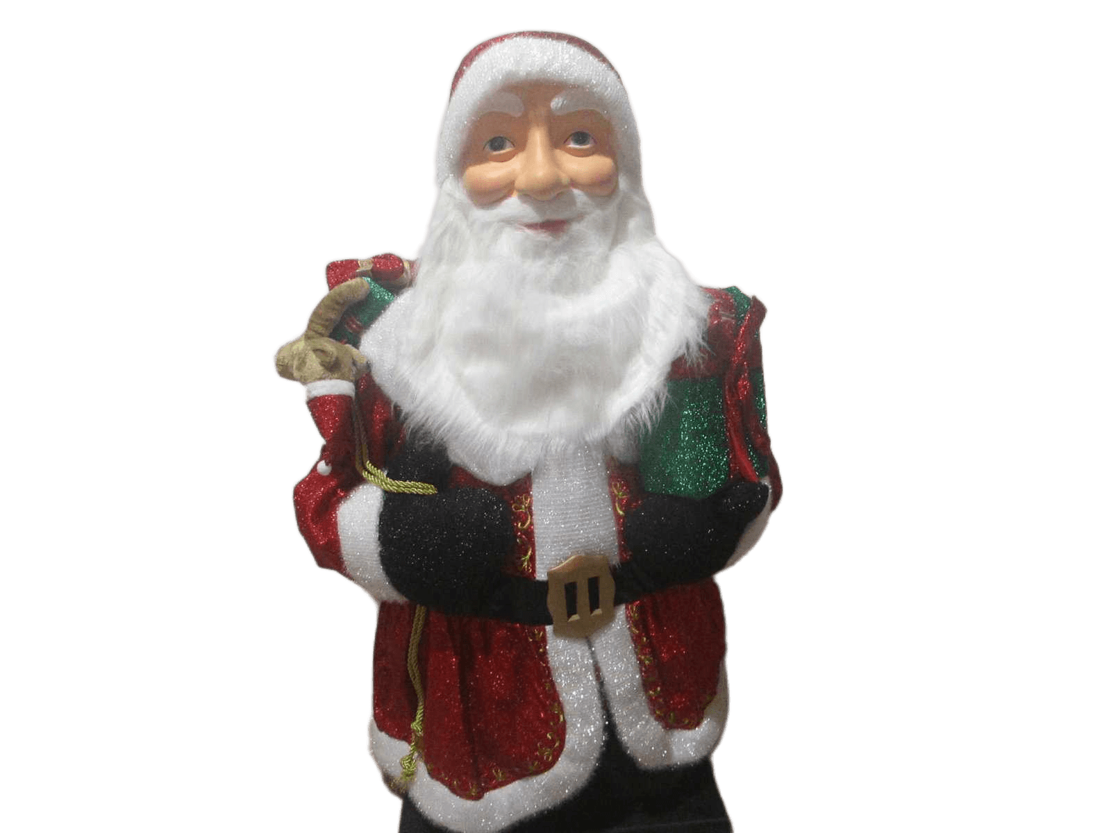 Santa Claus-Adjustable Red Cloth+gift Box Deco Cloth+metal Opp Bag Red 2.5m