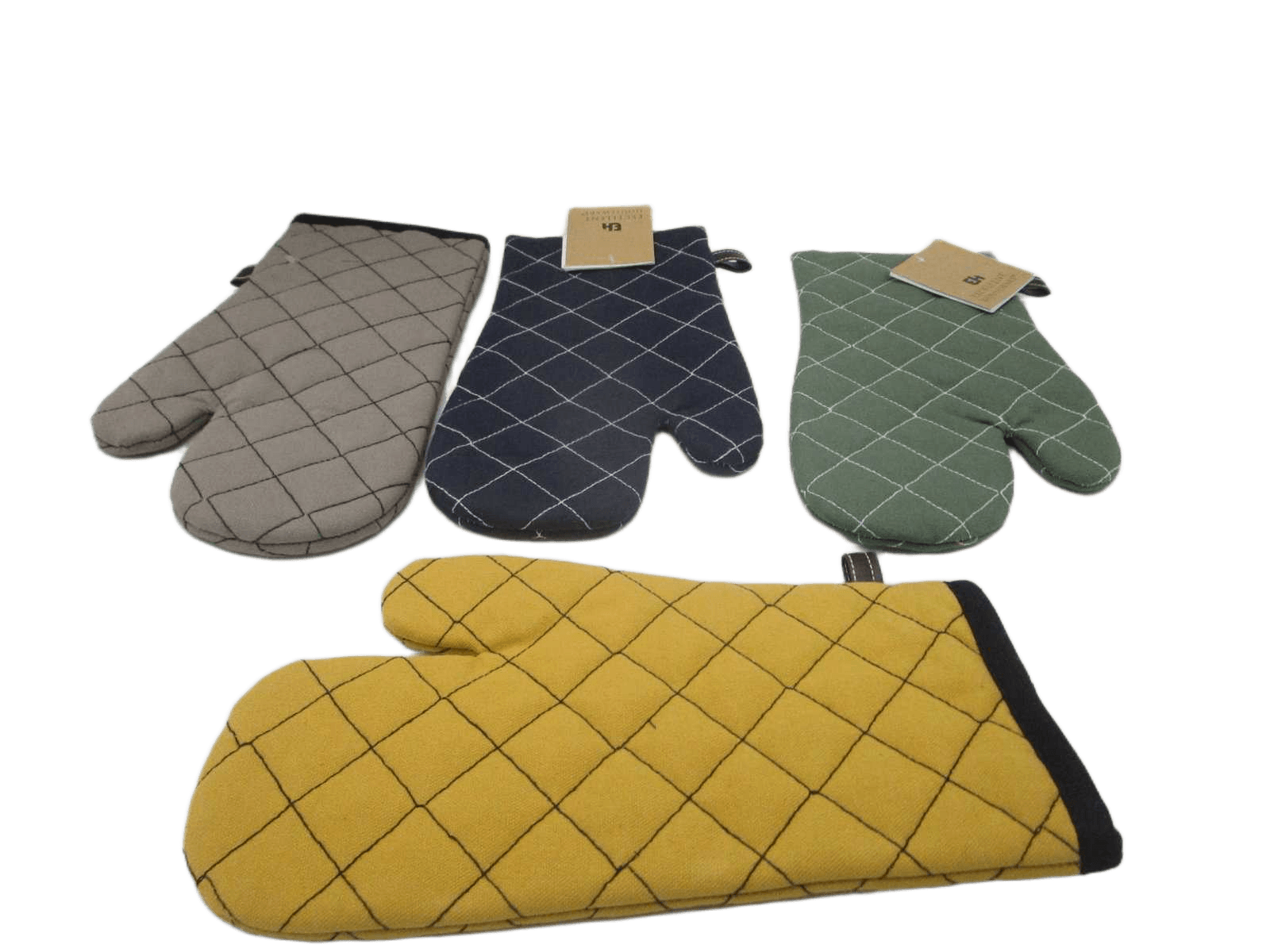 Kitchen Glove Cotton W Leather