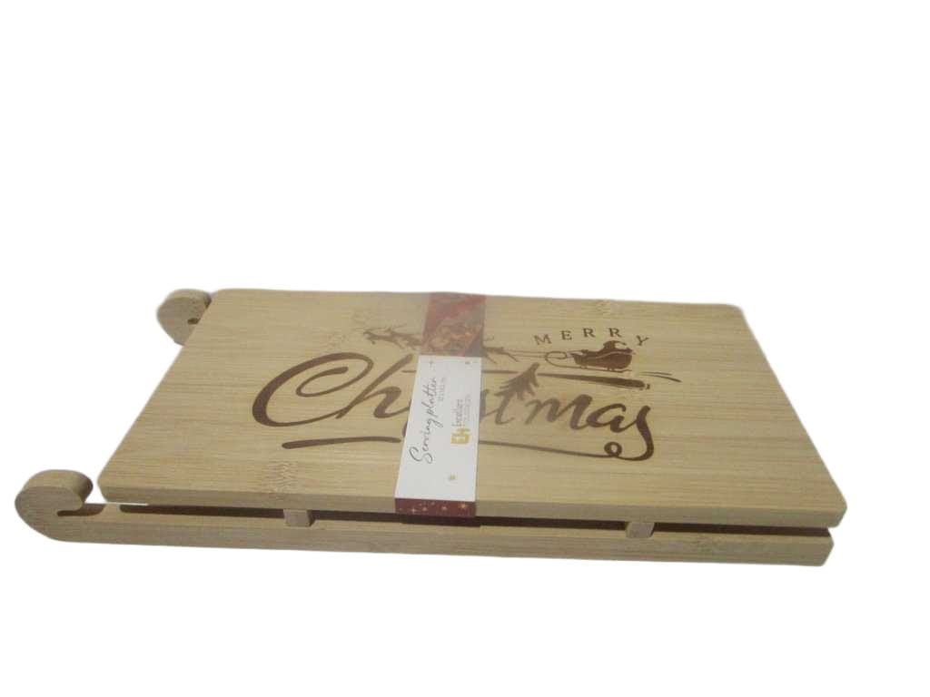 Serving Plate Bamboo Sled Desi